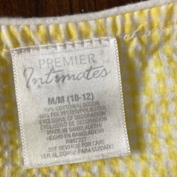 Premier Intimates Seersucker House Dress Size Medium - Picture 6 of 12